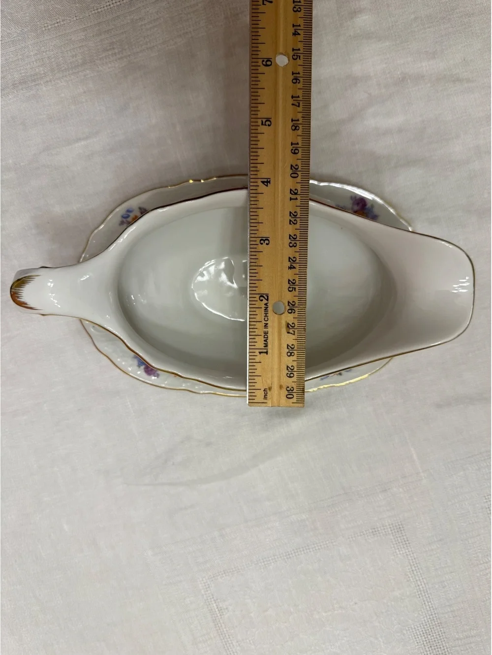 Vintage Schumann Bavaria Porcelain Gravy Boat & Underplate – 1946–1949